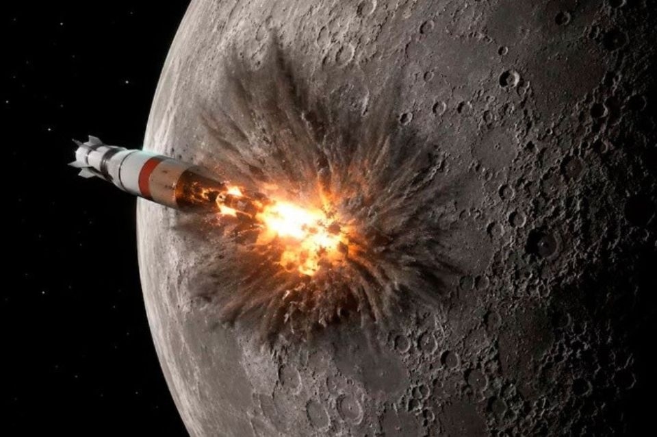 La NASA confirmó que un cohete de SpaceX impactó en la Luna